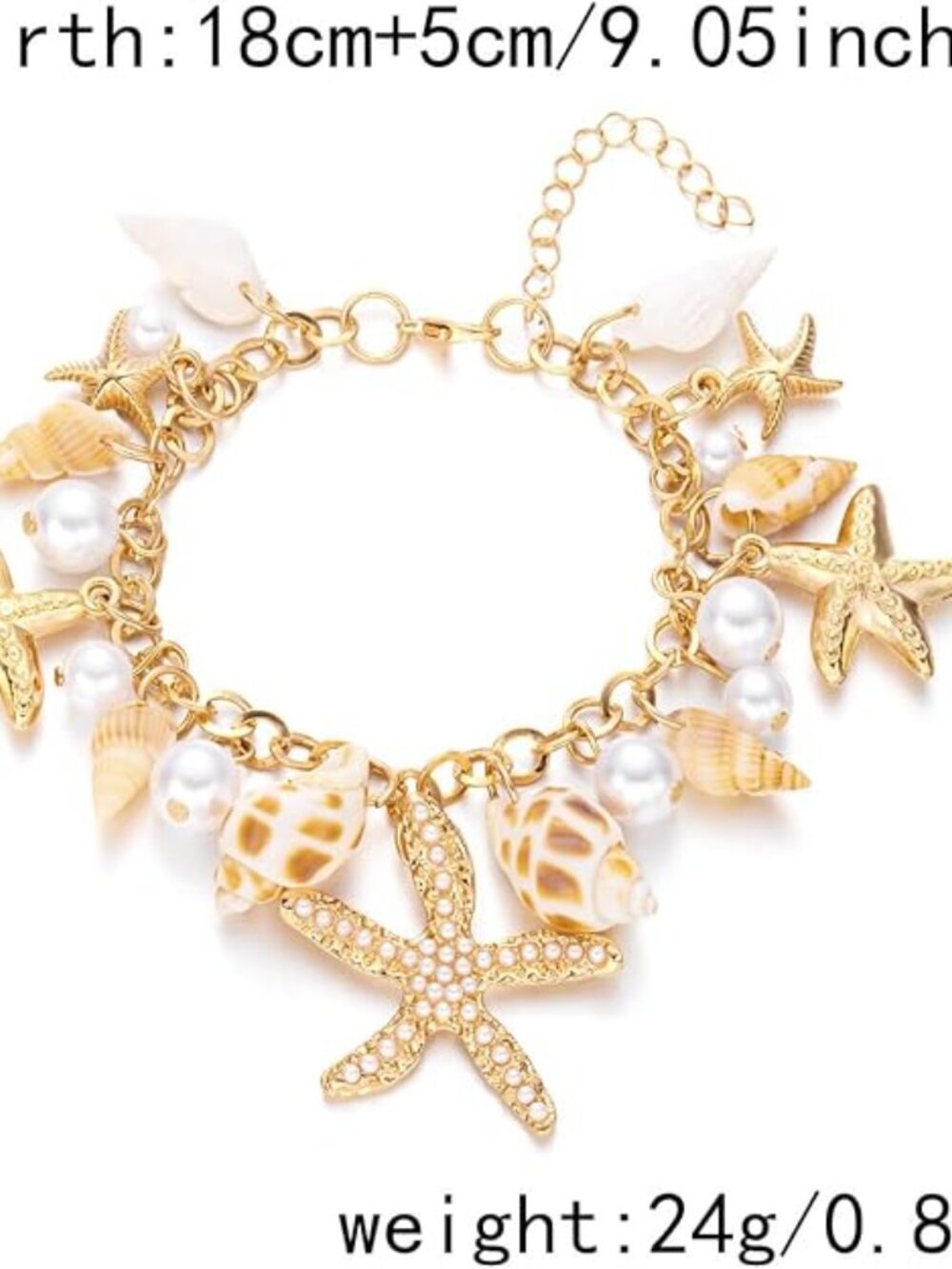 Shell Starfish Bracelet - Picture 3 of 3